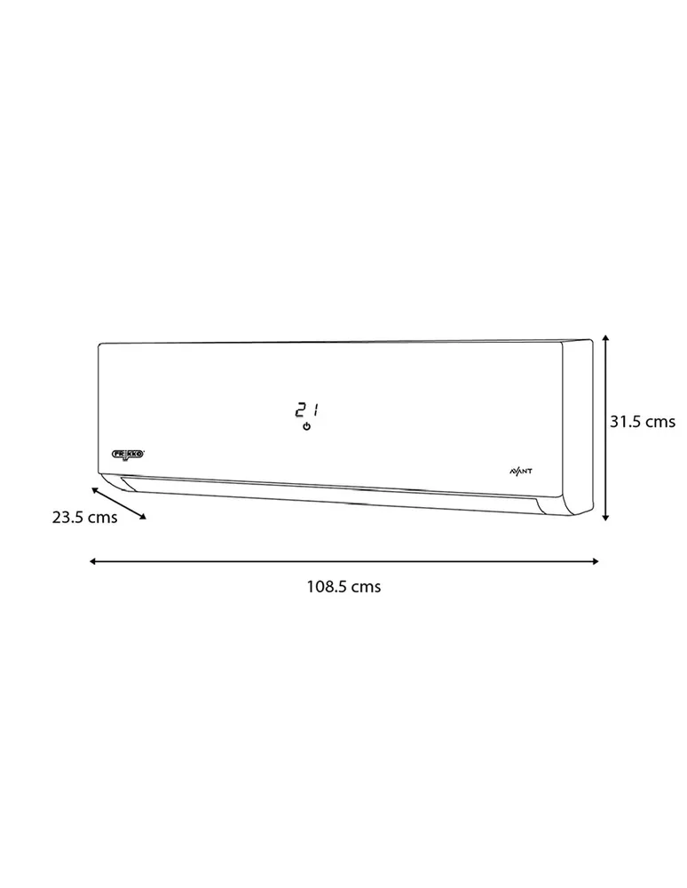 Aire acondicionado mini split Frikko frío 242CA 220 V