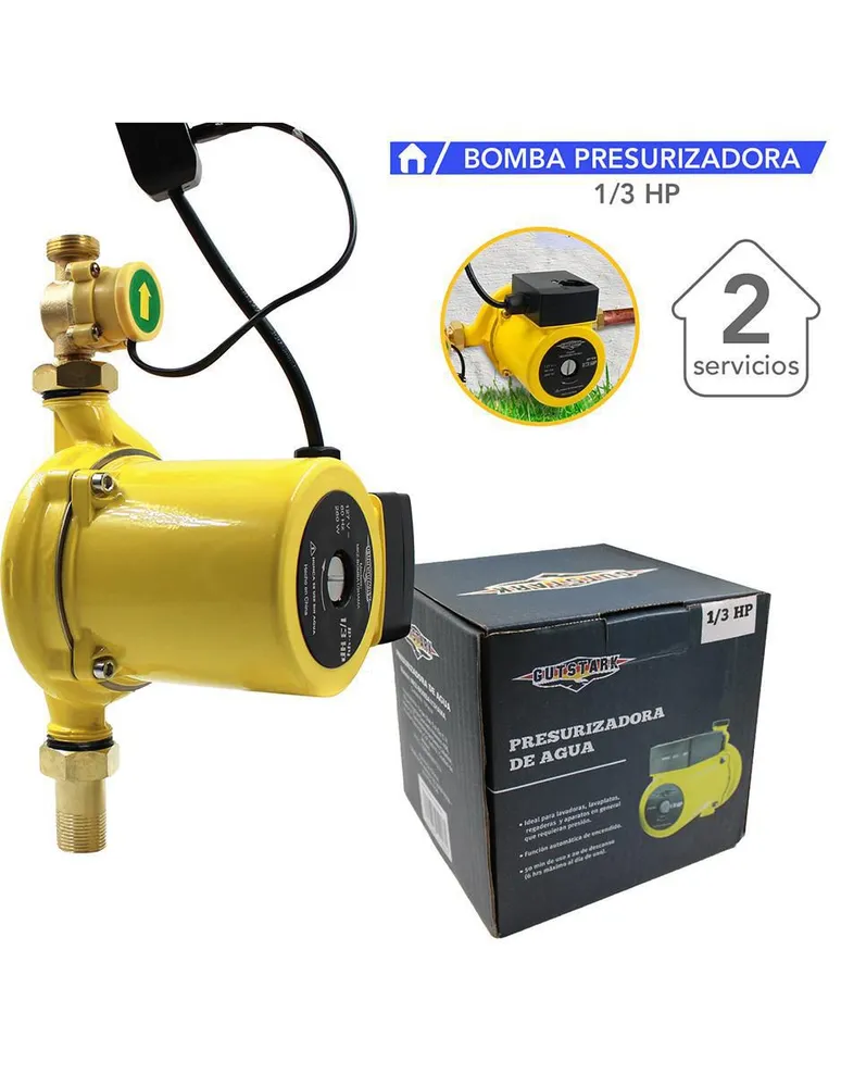 Bomba de agua presurizadora Gutstark 1/3 HP