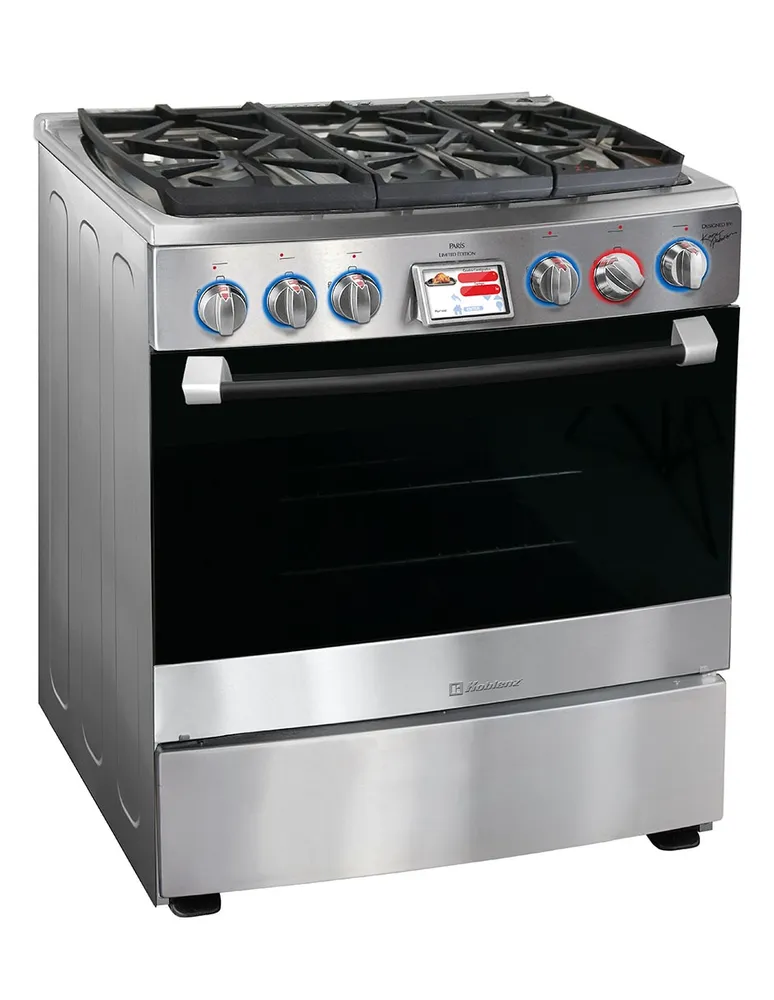 Estufa de piso gas LP/Natural Koblenz 76 cm Kz.Est.Berna.Fryer de 6  quemadores