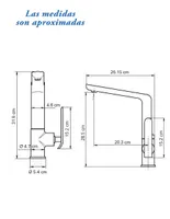 Monomando para lavabo Gravita