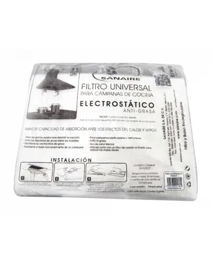 Combo de filtros Sanaire 1 Electrostático y 1 Carbón Activado