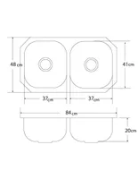 Fregadero de acero inoxidable Eb Técnica CS110