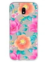 Funda para celular Samsung Flores Floral de silicón