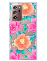 Funda para celular Samsung Flores Floral de silicón