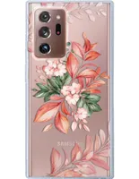 Funda para celular Samsung Flores de silicón