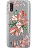 Funda para celular Samsung Flores de silicón