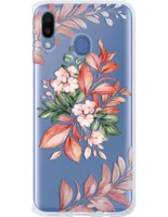 Funda para celular Samsung Flores de silicón