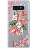 Funda para celular Samsung Flores de silicón