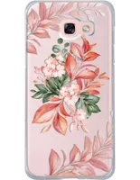 Funda para celular Samsung Flores de silicón