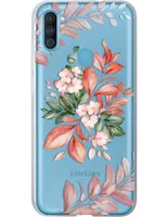 Funda para celular Samsung Flores de silicón