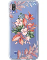 Funda para celular Samsung Flores de silicón