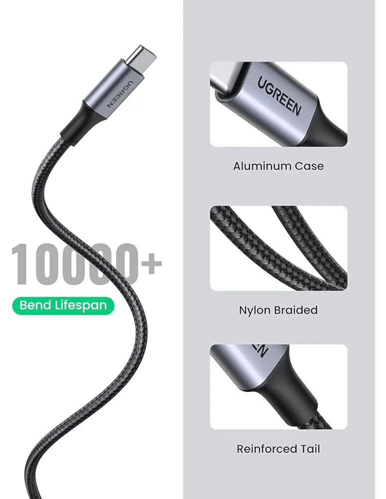 Cable USB C Ugreen a tipo USB A de 1 m