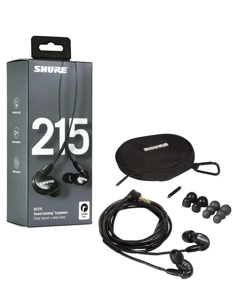 Audífonos In-Ear Shure SE215-K Alámbricos