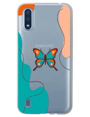 Funda para celular Samsung Mariposa de silicón