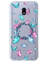 Funda para celular Samsung Butterfly de silicón