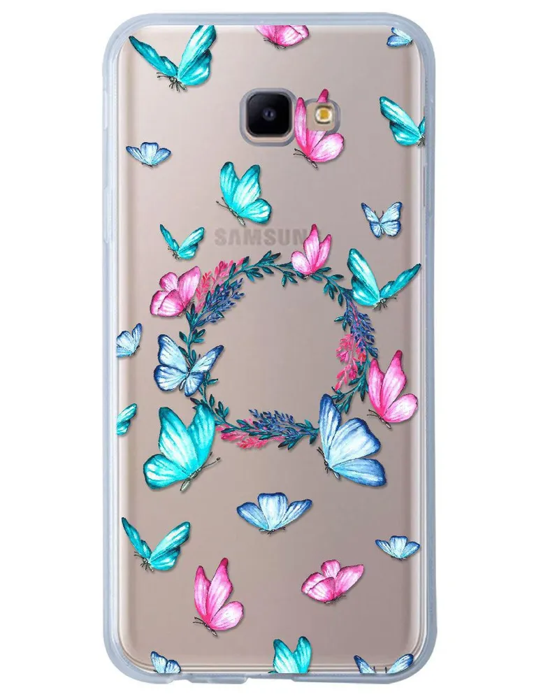 Funda para celular Samsung Butterfly de silicón