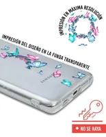 Funda para celular Samsung Butterfly de silicón