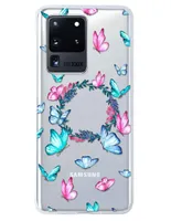 Funda para celular Samsung Butterfly de silicón