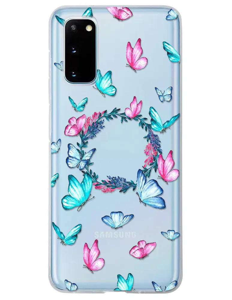 Funda para celular Samsung Butterfly de silicón