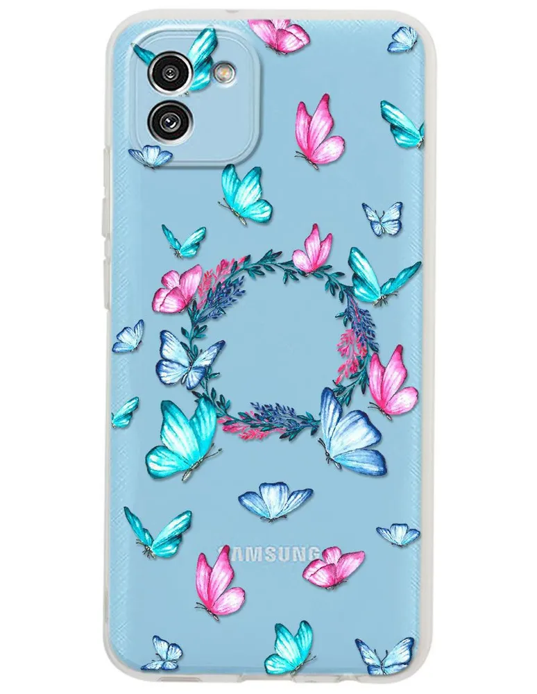 Funda para celular Samsung Butterfly de silicón