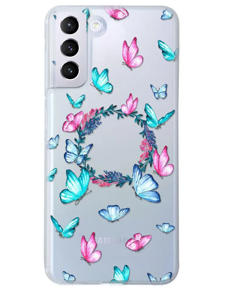 Funda para celular Samsung Butterfly de silicón