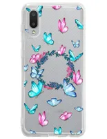 Funda para celular Samsung Butterfly de silicón