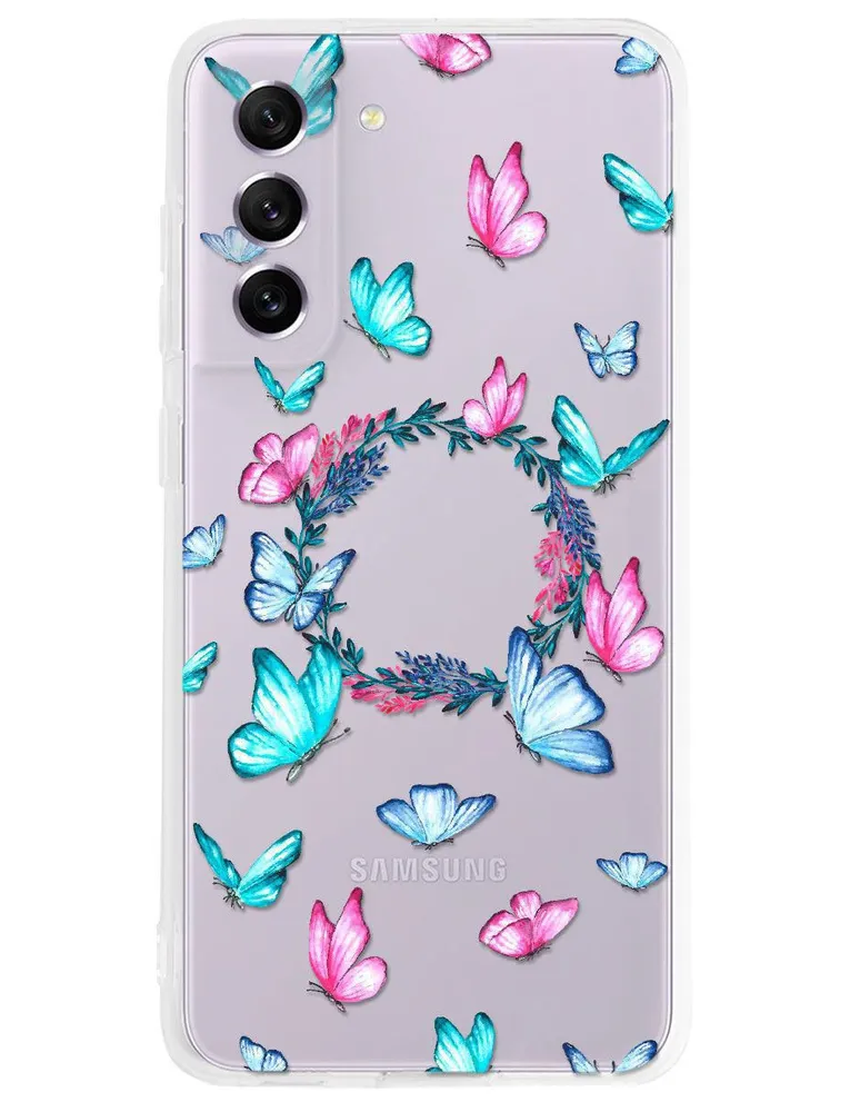 Funda para celular Samsung Butterfly de silicón