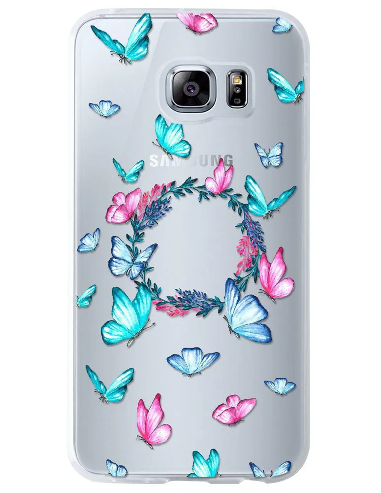 Funda para celular Samsung Butterfly de silicón