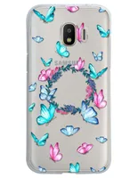 Funda para celular Samsung Butterfly de silicón