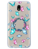 Funda para celular Samsung Butterfly de silicón