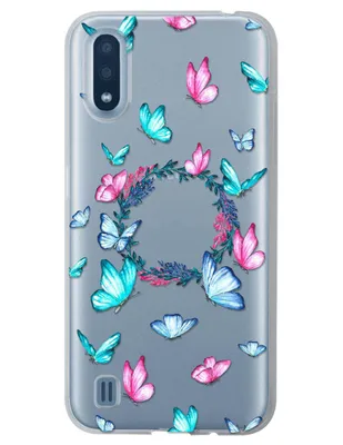 Funda para celular Samsung Butterfly de silicón