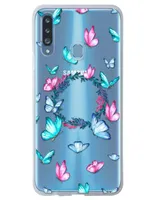 Funda para celular Samsung Butterfly de silicón