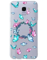 Funda para celular Samsung Butterfly de silicón