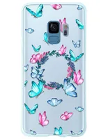 Funda para celular Samsung Butterfly de silicón