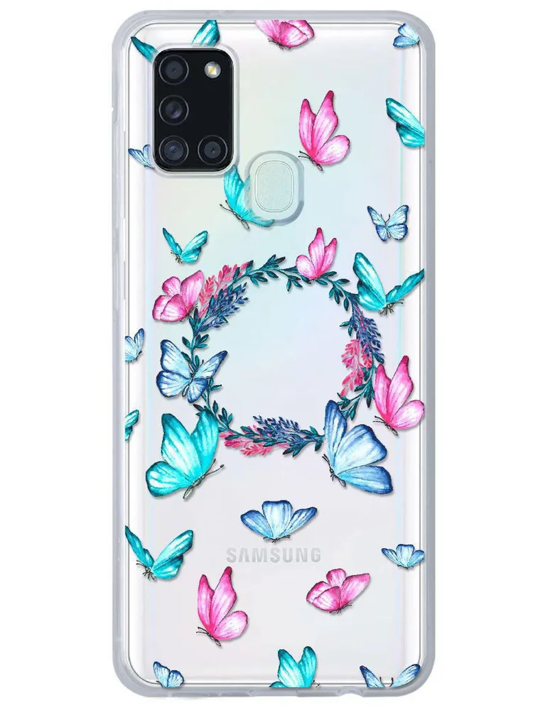 Funda para celular Samsung Butterfly de silicón