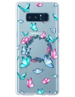 Funda para celular Samsung Butterfly de silicón