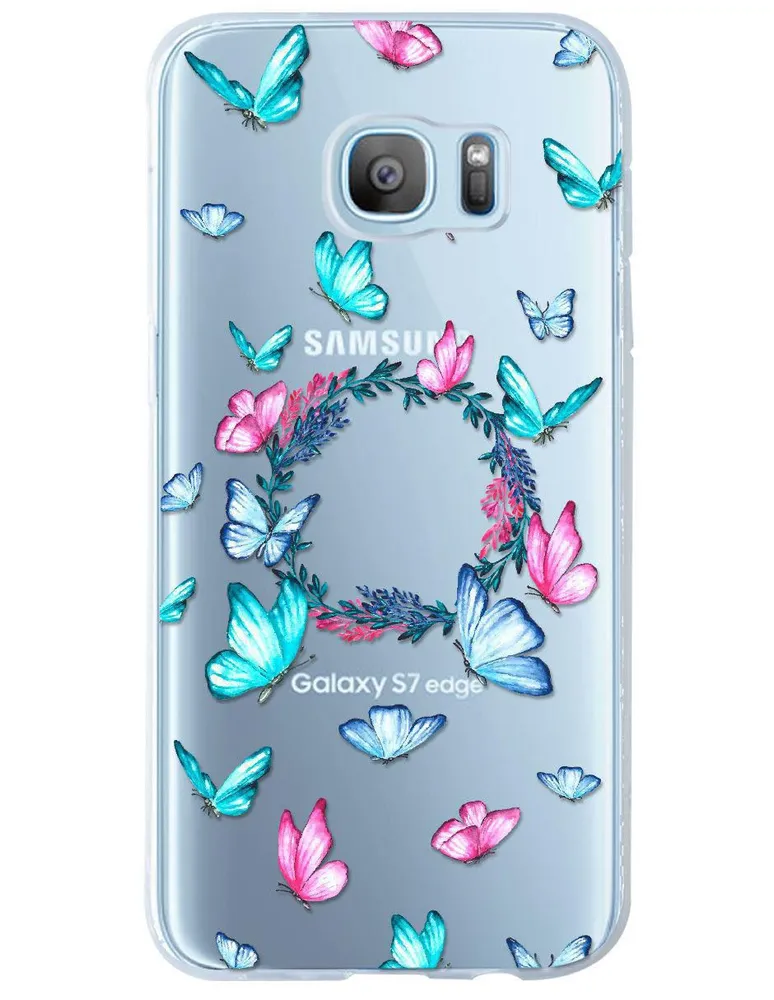 Funda para celular Samsung Butterfly de silicón