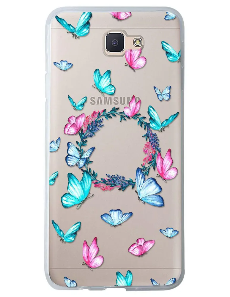 Funda para celular Samsung Butterfly de silicón