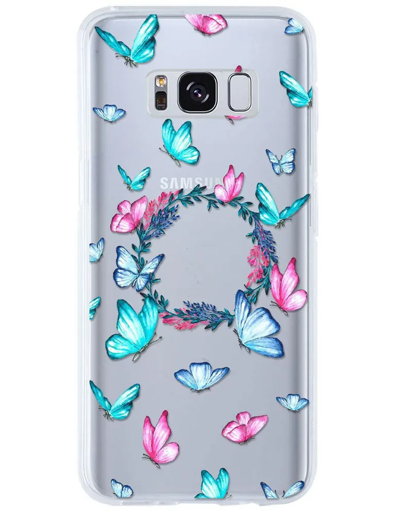 Funda para celular Samsung Butterfly de silicón