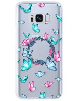 Funda para celular Samsung Butterfly de silicón