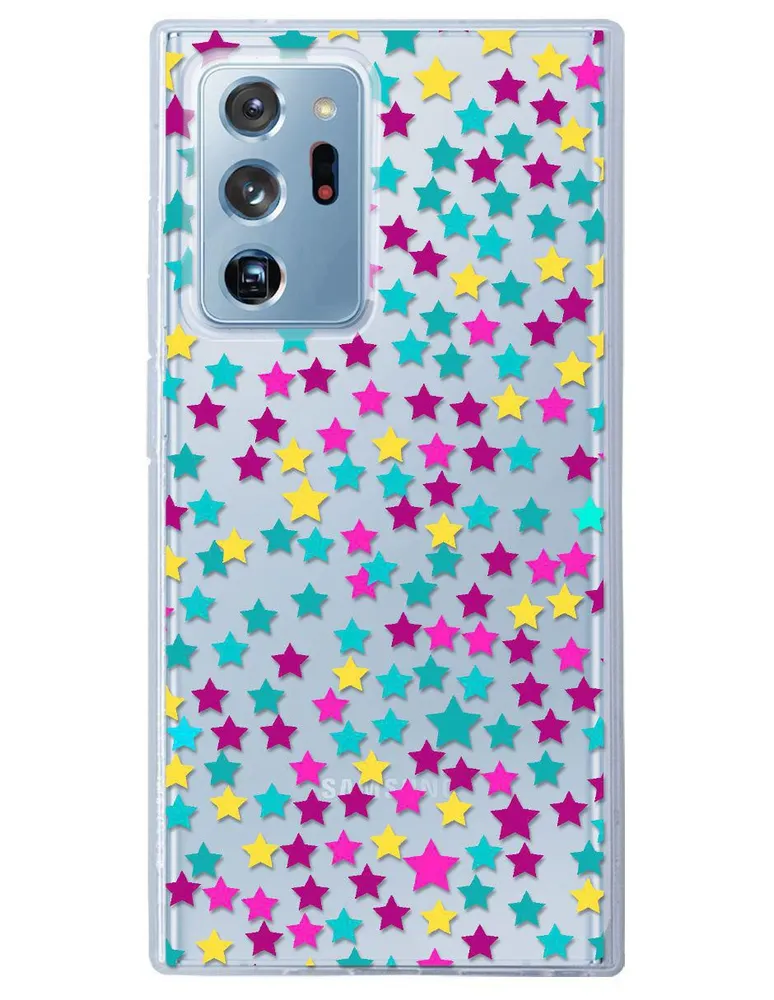 Funda para Samsung Estrella de colores silicón