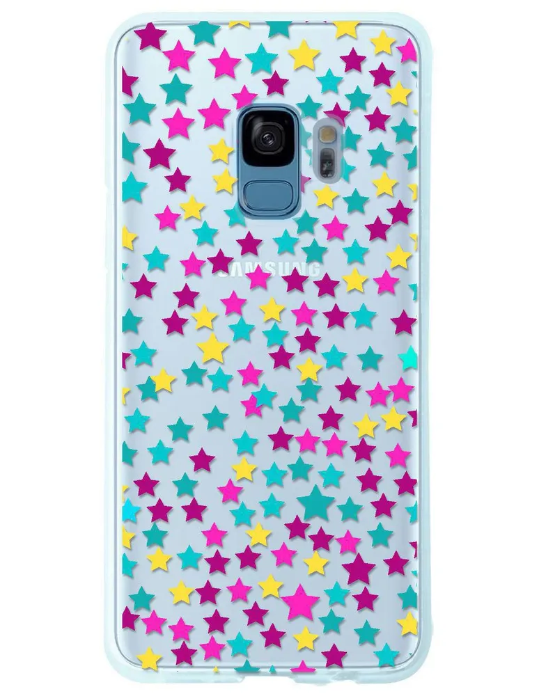 Funda para Samsung Estrella de colores silicón