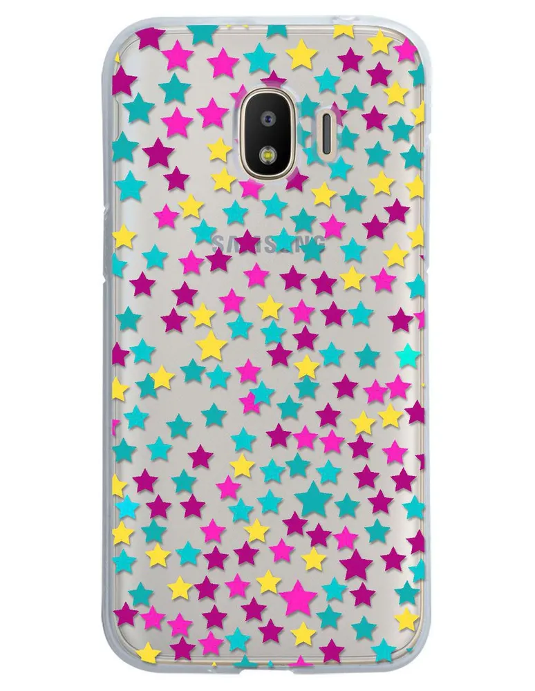 Funda para Samsung Estrella de colores silicón