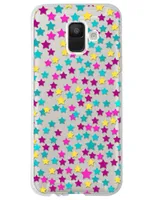 Funda para Samsung Estrella de colores silicón