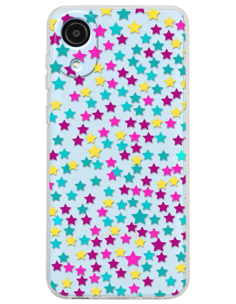 Funda para Samsung Estrella de colores silicón