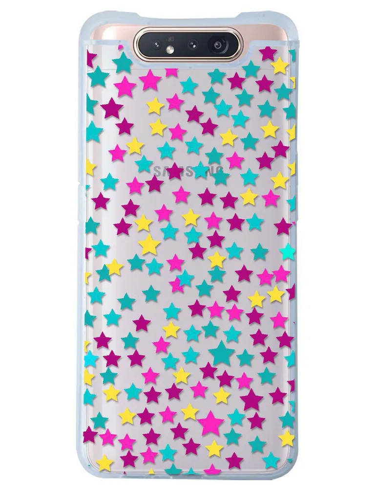 Funda para Samsung Estrella de colores silicón