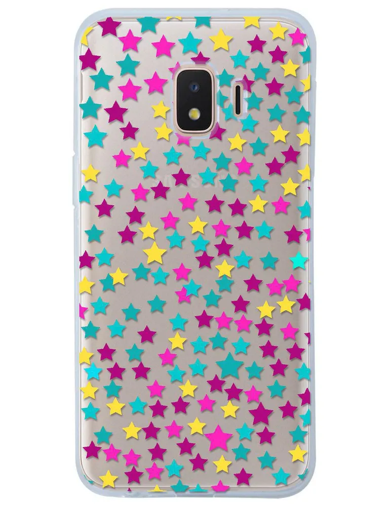 Funda para Samsung Estrella de colores silicón