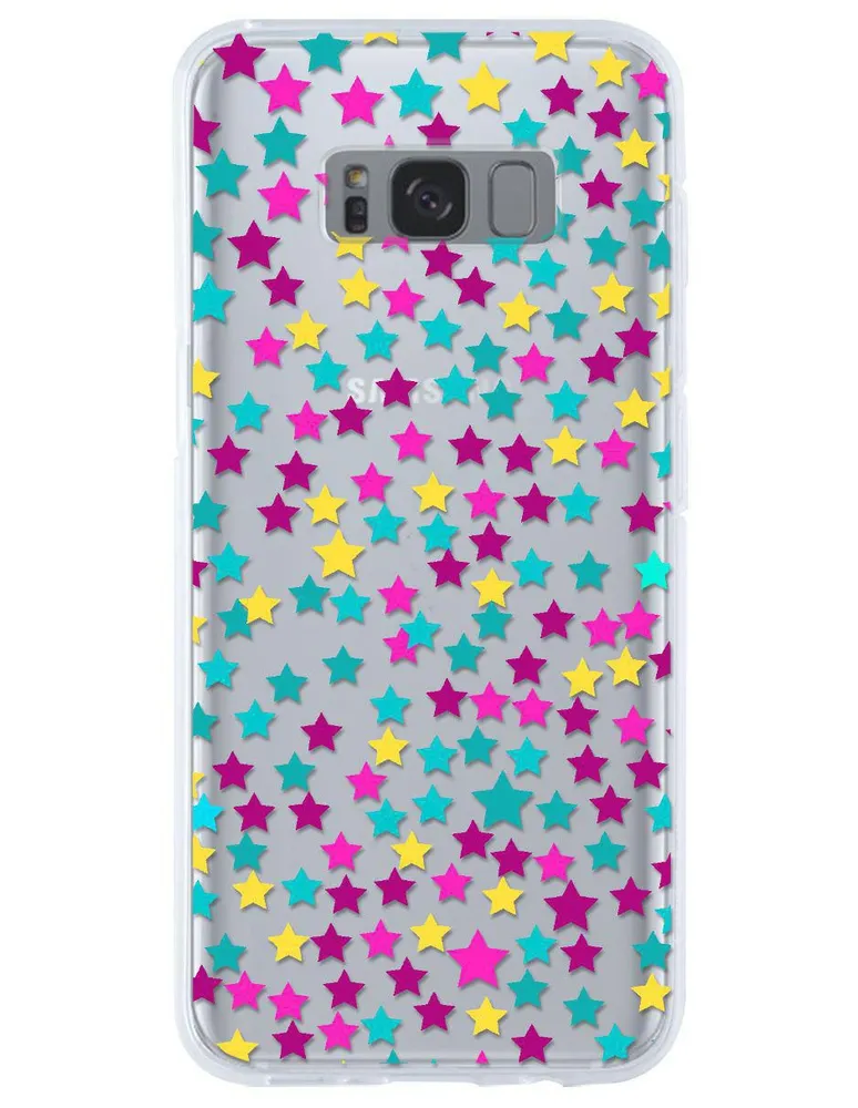 Funda para Samsung Estrella de colores silicón