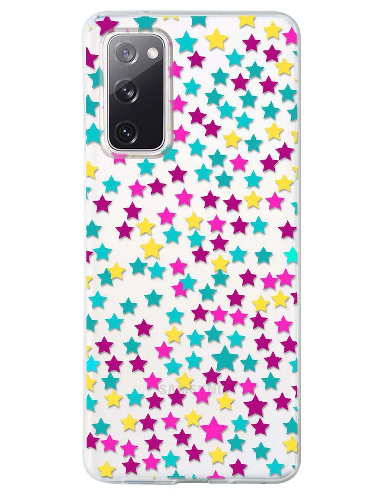 Funda para Samsung Estrella de colores silicón