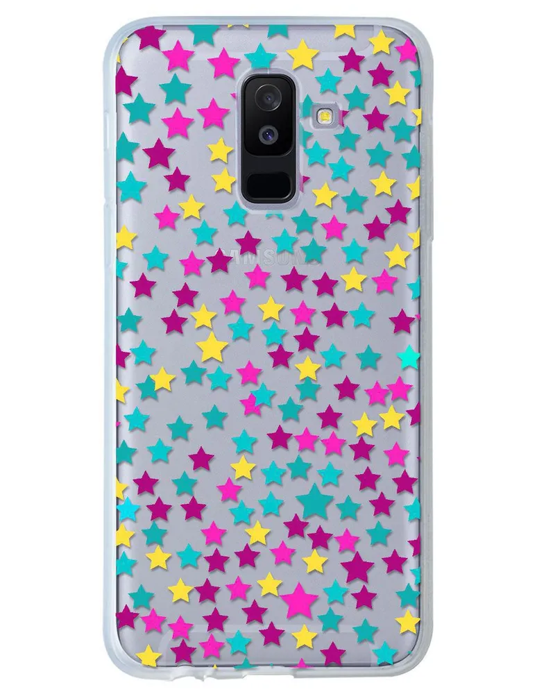 Funda para Samsung Estrella de colores silicón